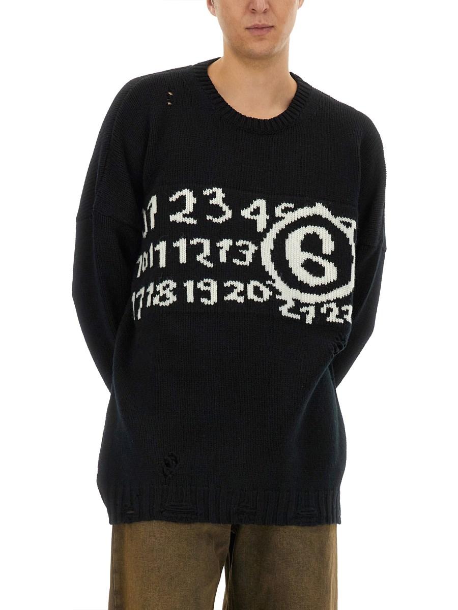 MM6 MAISON MARGIELA MAGLIA NUMERIC Smaltimento dello stoccaggio