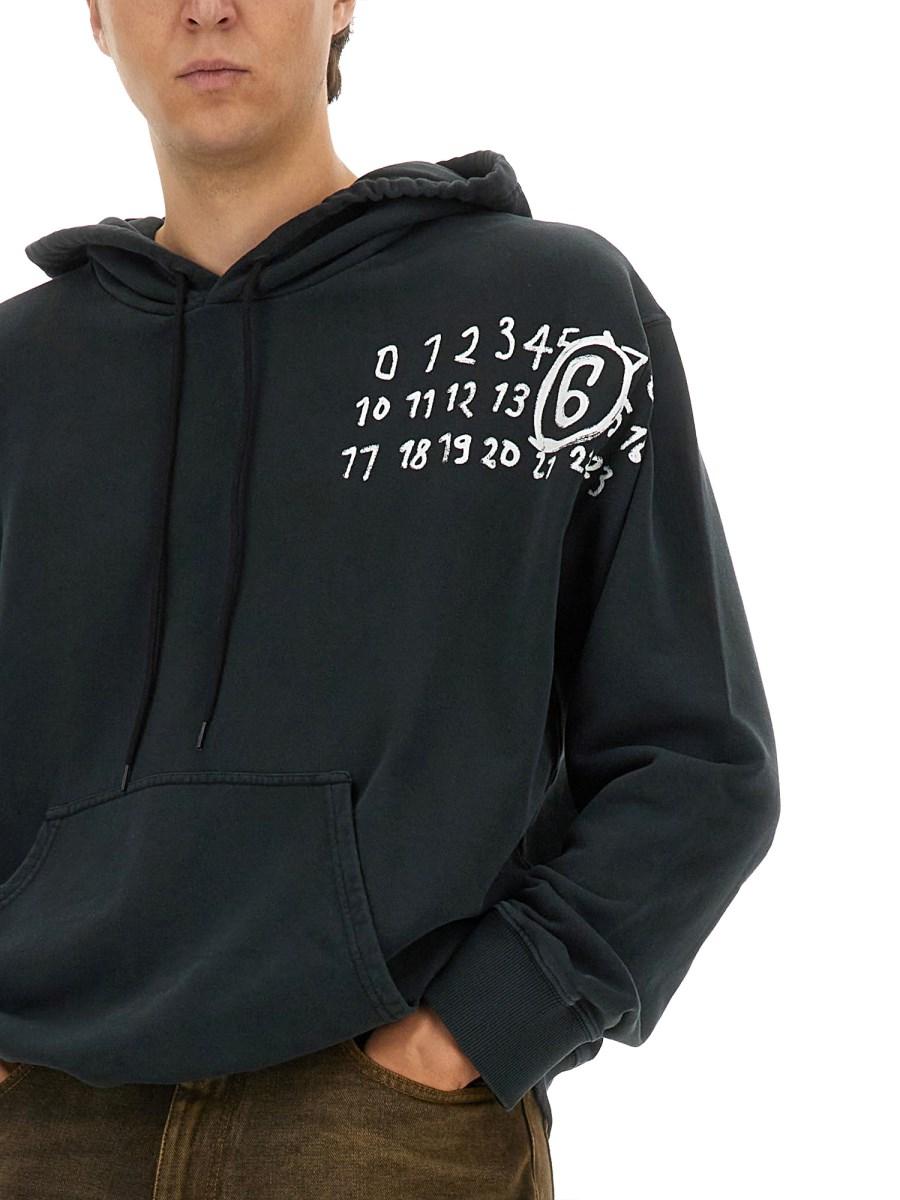 MM6 MAISON MARGIELA FELPA IN JERSEY CON CAPPUCCIO Vendita calda