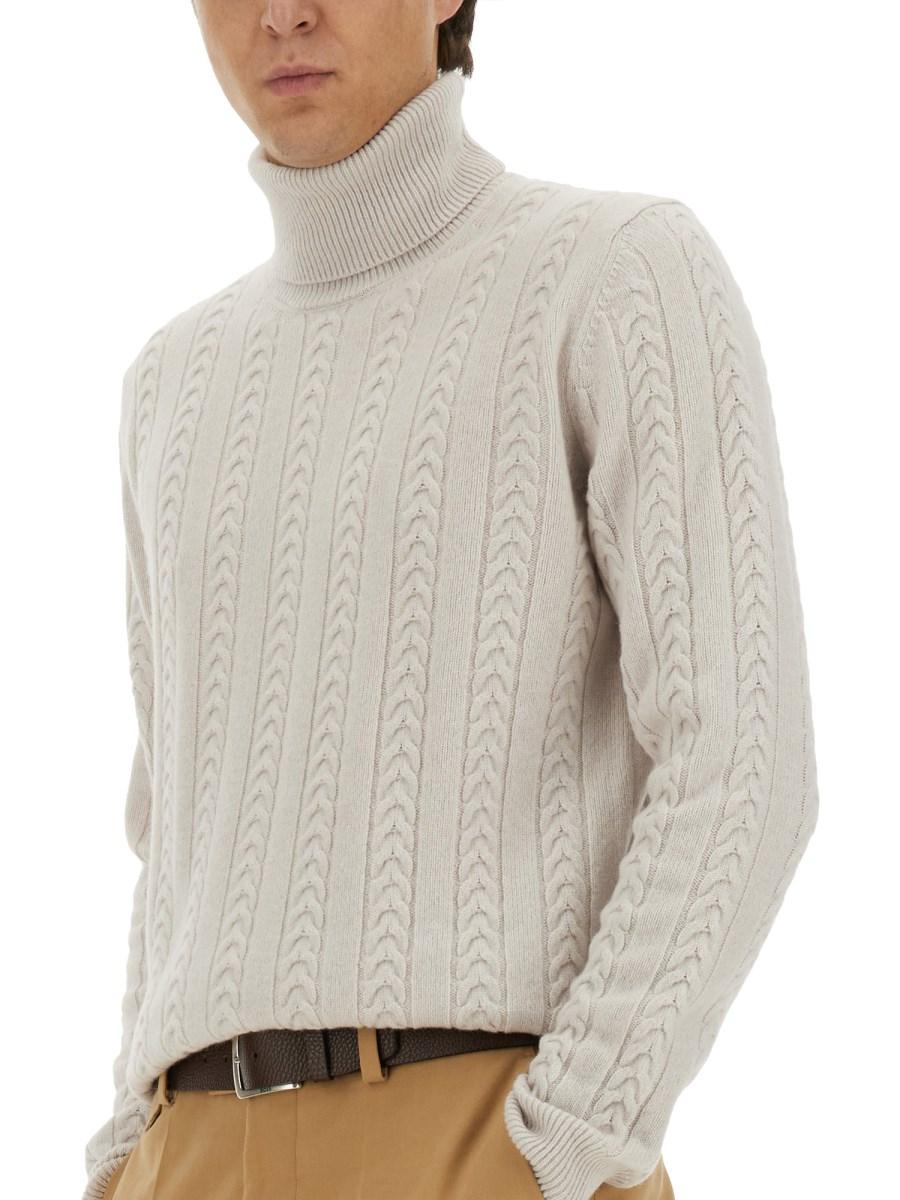 BOSS CAMEL MAGLIA DOLCEVITA IN LANA E CASHMERE Nuovi prodotti