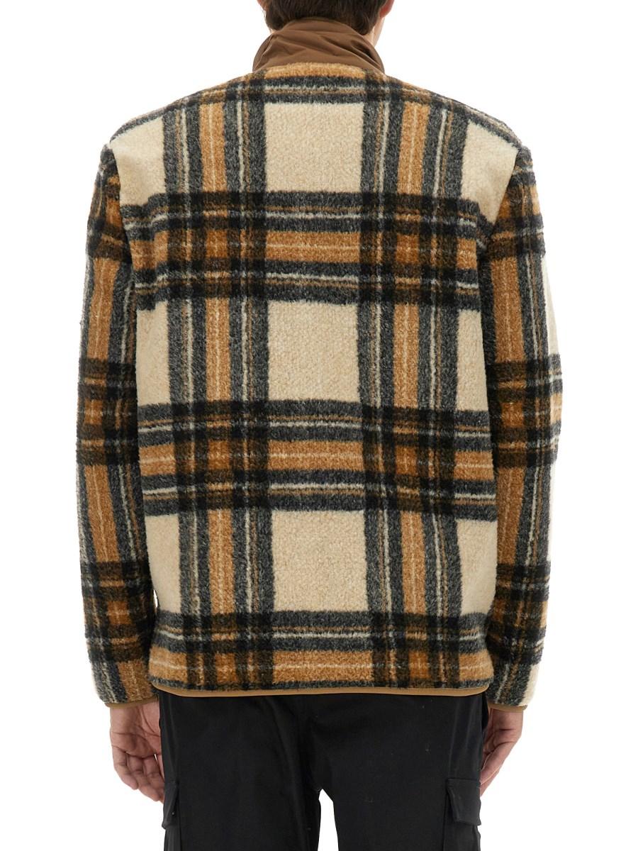MONCLER FELPA CON ZIP EFFETTO TEDDY Bestseller