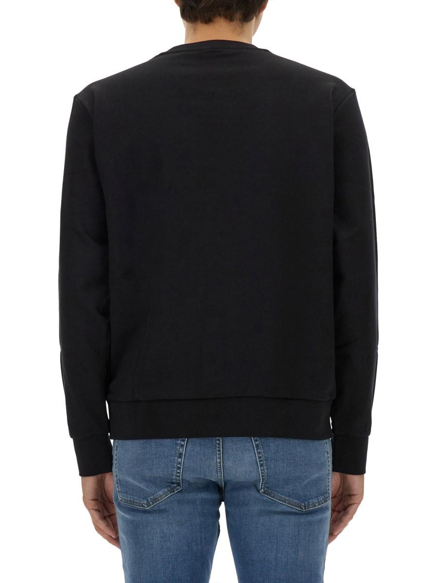 BOSS FELPA IN COTONE CON LOGO Liquidazione