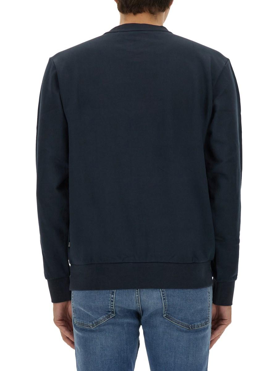 BOSS FELPA IN COTONE CON LOGO Offerte giornaliere