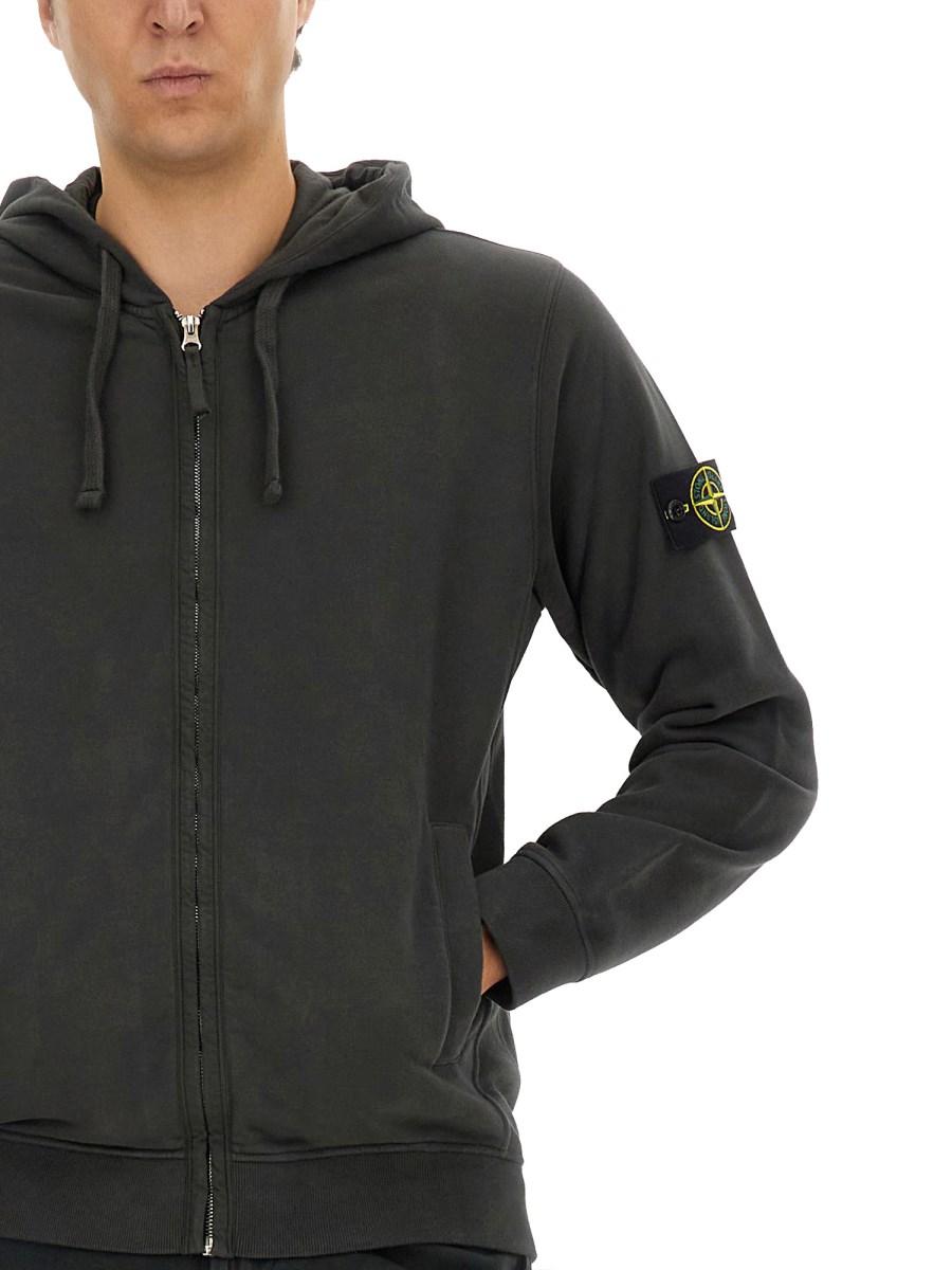STONE ISLAND FELPA CON LOGO Enormi risparmi