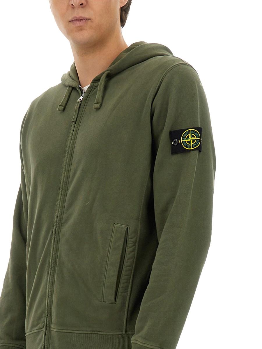 STONE ISLAND FELPA CON LOGO Prezzo basso