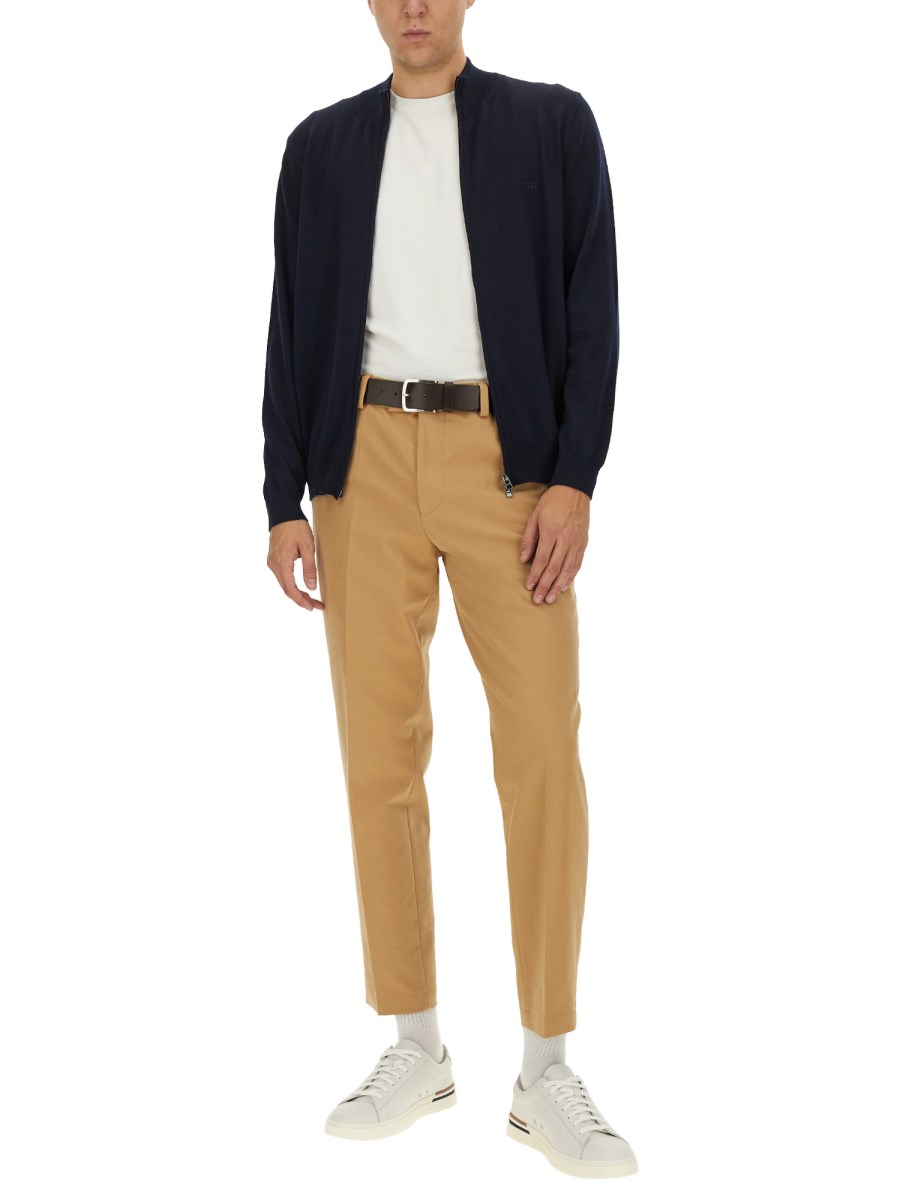 BOSS CARDIGAN "BALONSO" IN LANA CON ZIP Ultimo giorno