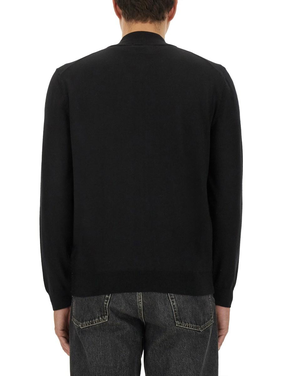 BOSS CARDIGAN "BALONSO" IN LANA CON ZIP Promozione temporanea