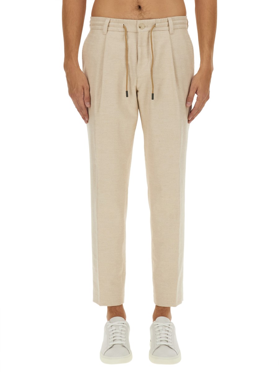 BOSS CAMEL PANTALONE IN COTONE Solo un giorno rimasto