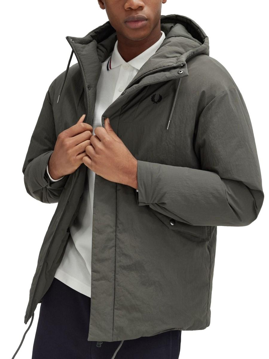 FRED PERRY GIACCA IMBOTTITA CON ZIP Super sconto