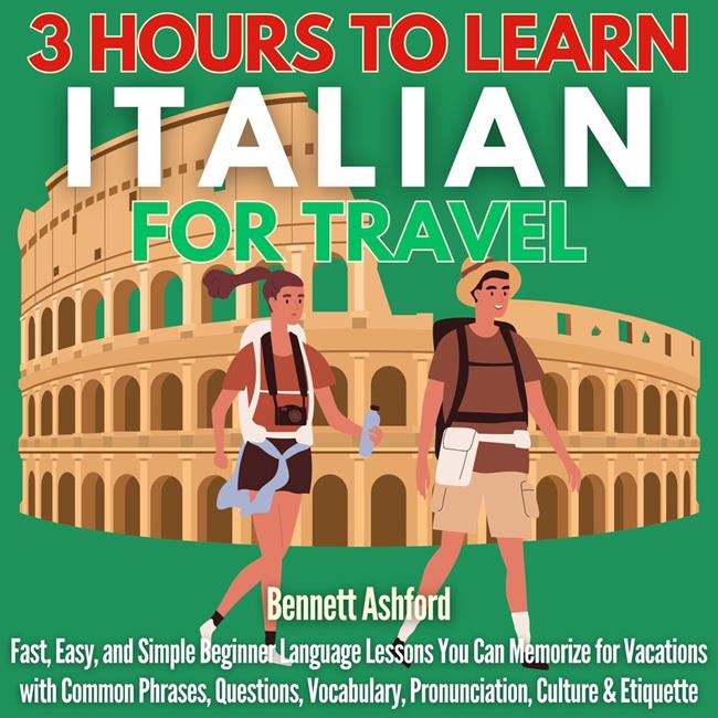 Libraccio 3 Hours to Learn Italian for Travel (audiolibro) Offerte stagionali