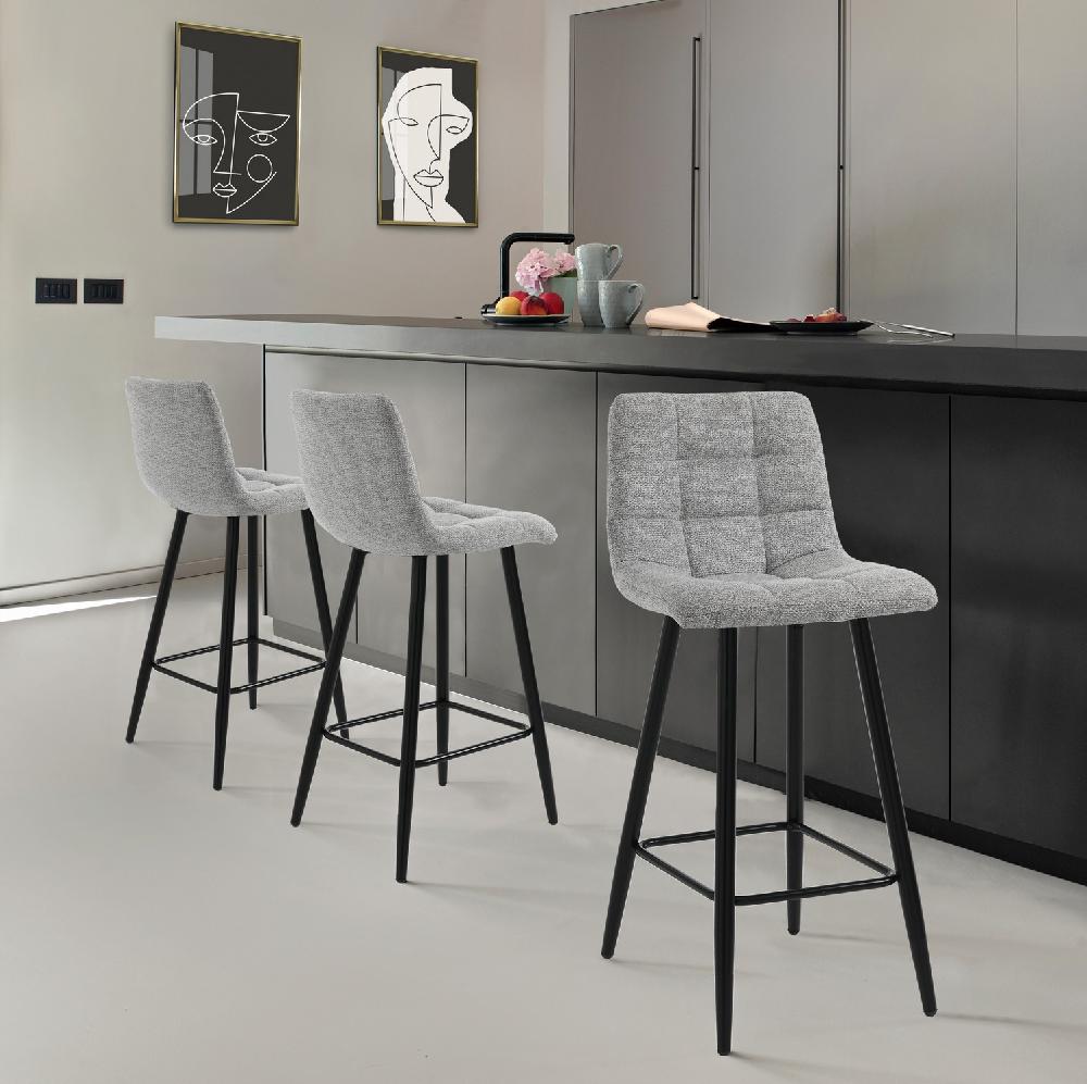 Tomasucci sgabello TOFFEE LIGHT GREY HOME Qualità Garantita