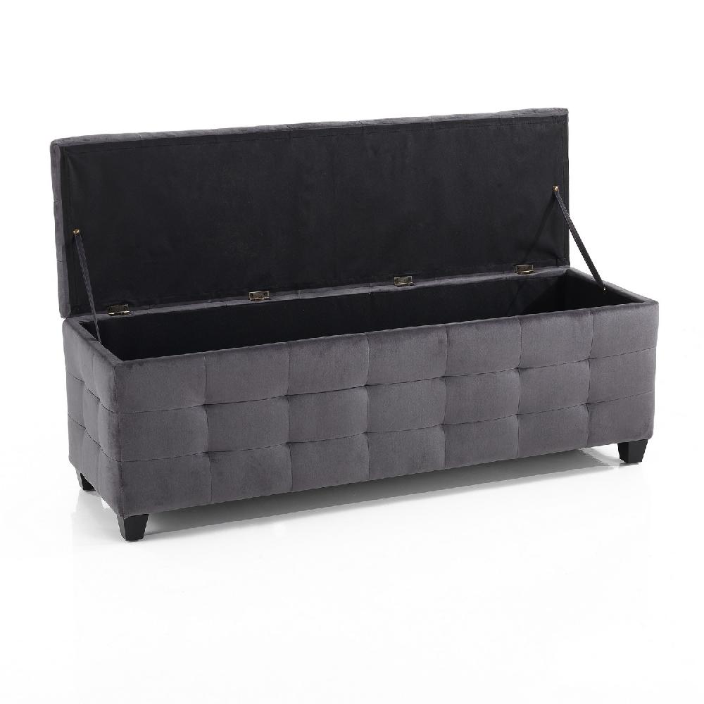 Tomasucci Cassapanca BELATRIX VELVET GREY Convenienza