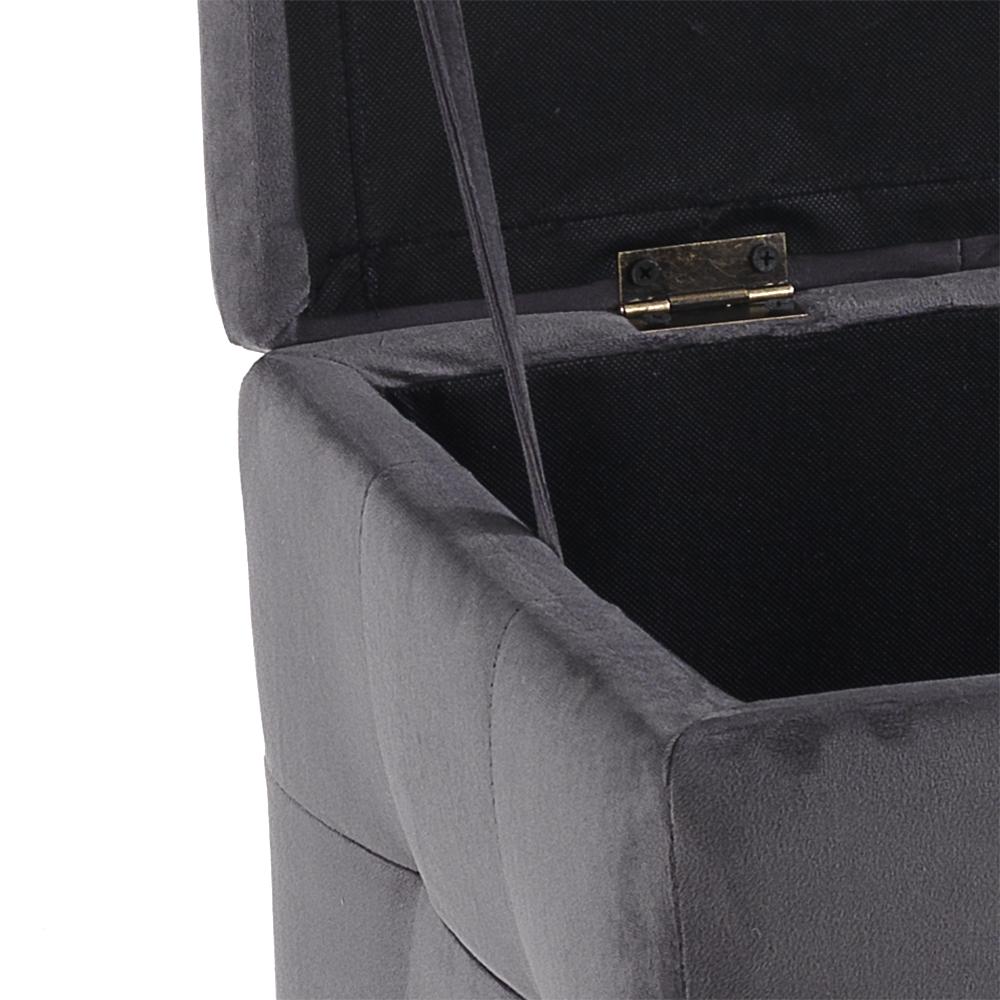 Tomasucci Cassapanca BELATRIX VELVET GREY Convenienza