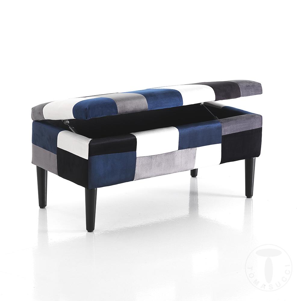 Tomasucci cassapanca contenitore KALEIDOS BLUE Offerte