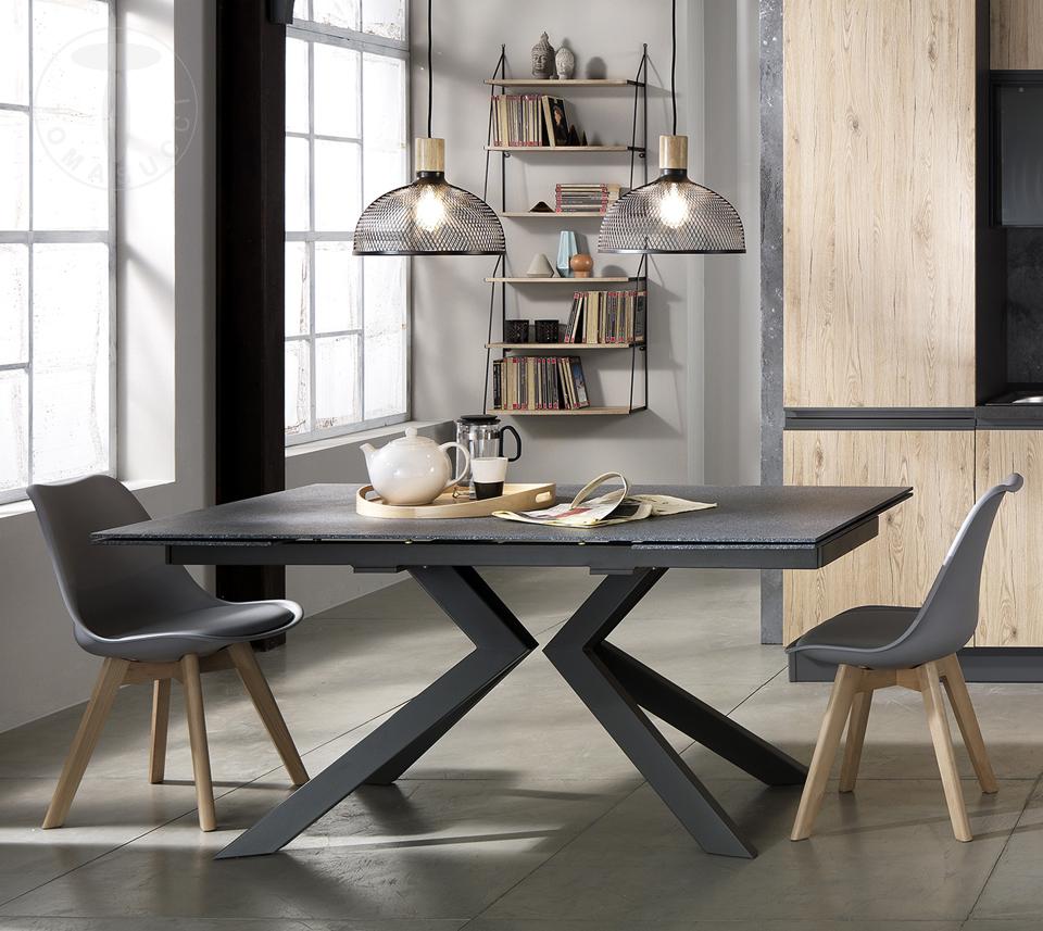 Tomasucci sedia KIKI EVO WOOD - GREY Soddisfazione Garantita