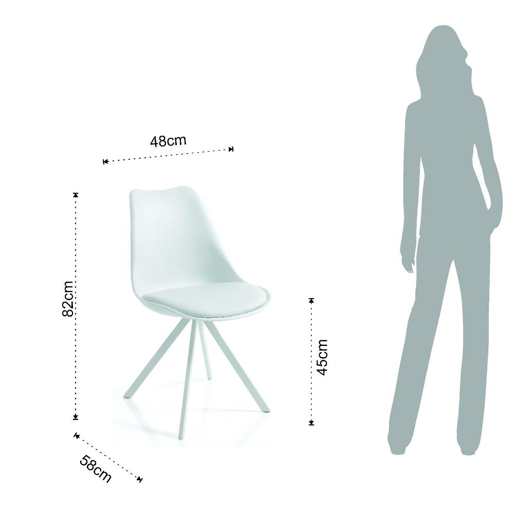Tomasucci sedia KIKI SLIM - WHITE Promozione Limitata