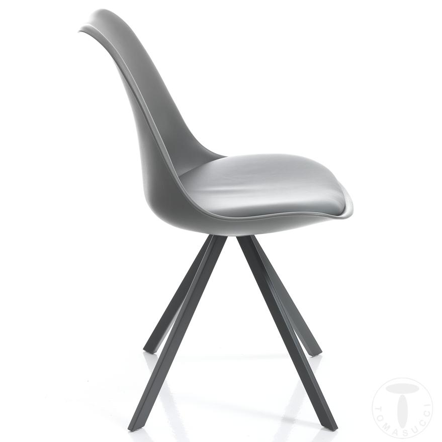 Tomasucci sedia KIKI SLIM - GREY Shopping Online