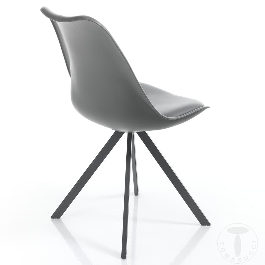 Tomasucci sedia KIKI SLIM - GREY Shopping Online
