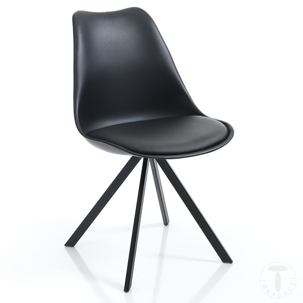 Tomasucci sedia KIKI SLIM - BLACK
