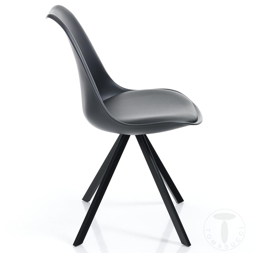 Tomasucci sedia KIKI SLIM - BLACK Affare Del Giorno