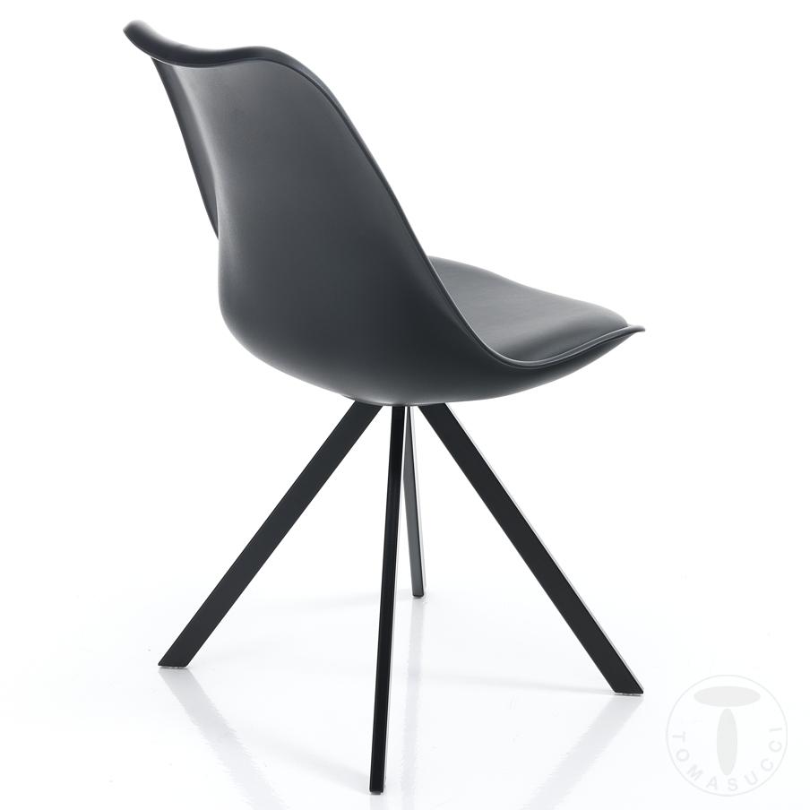 Tomasucci sedia KIKI SLIM - BLACK Affare Del Giorno