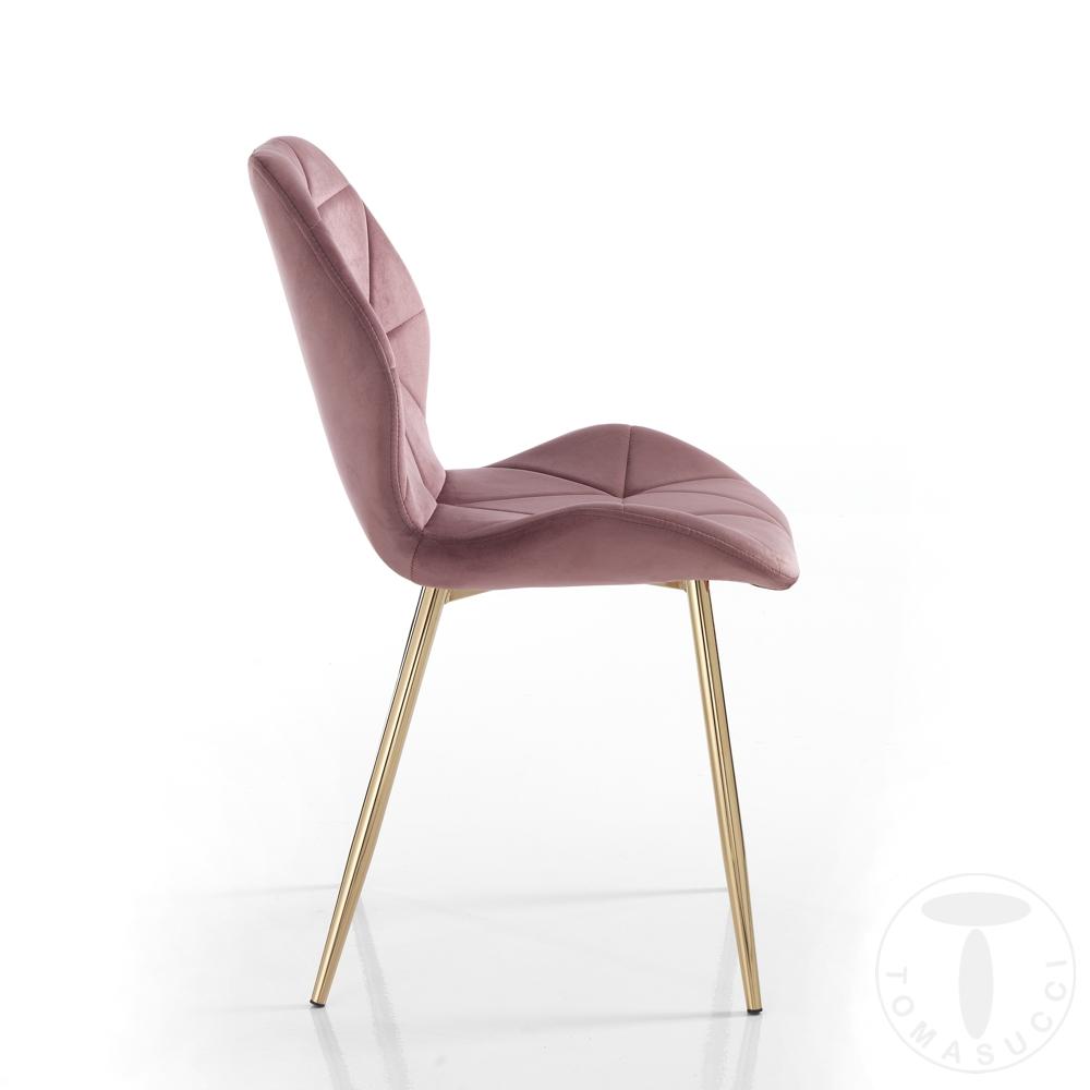 Tomasucci sedia NEW KEMY GOLD-PINK Offerte