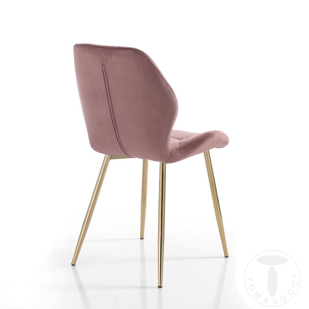 Tomasucci sedia NEW KEMY GOLD-PINK Offerte