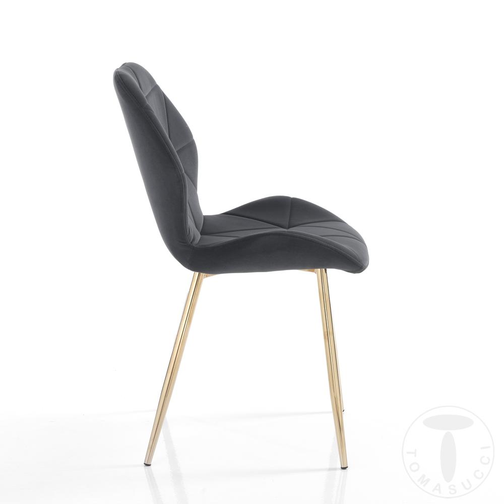 Tomasucci sedia NEW KEMY GOLD-GREY Hotsell