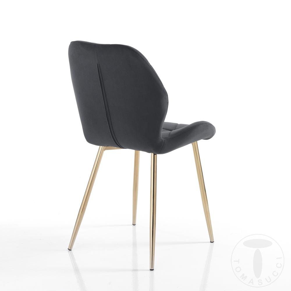 Tomasucci sedia NEW KEMY GOLD-GREY Hotsell