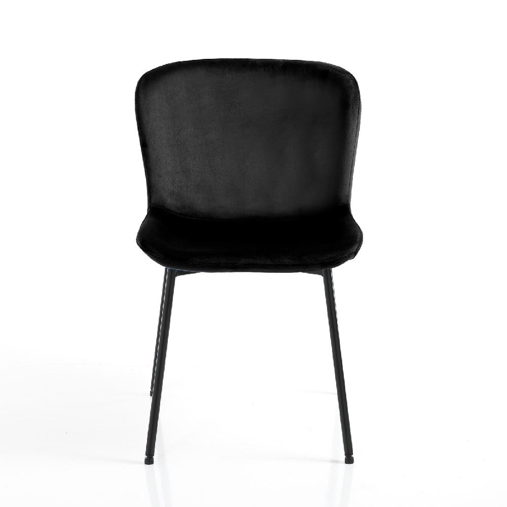Tomasucci Sedia SNUG VELVET BLACK Soddisfazione Garantita