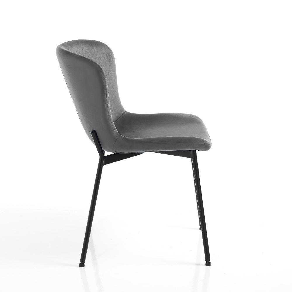 Tomasucci Sedia SNUG VELVET GREY Negozi Online