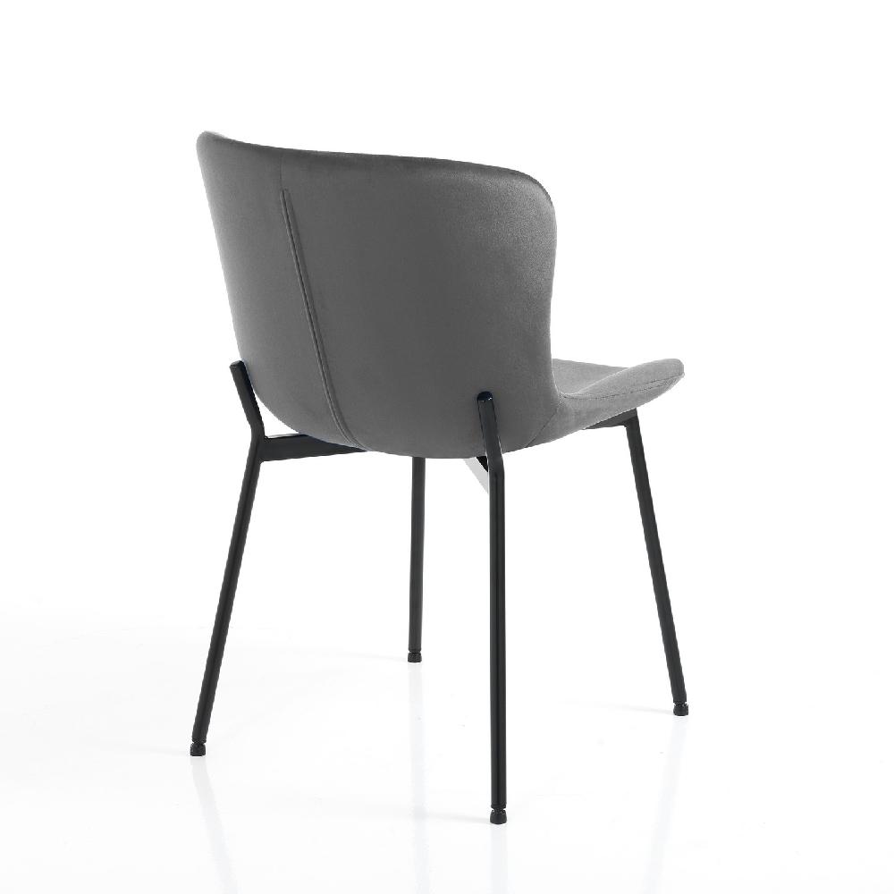 Tomasucci Sedia SNUG VELVET GREY Negozi Online