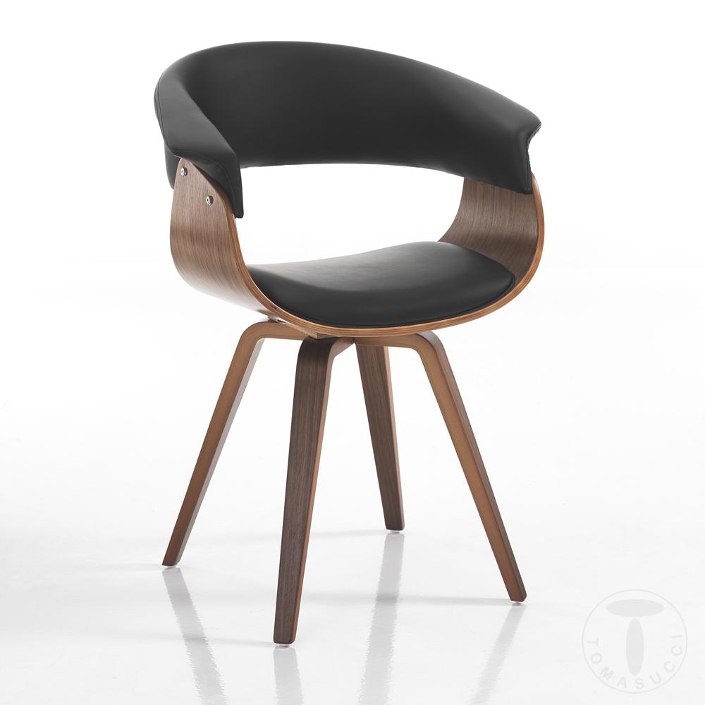 Tomasucci sedia VISBY DARK WOOD