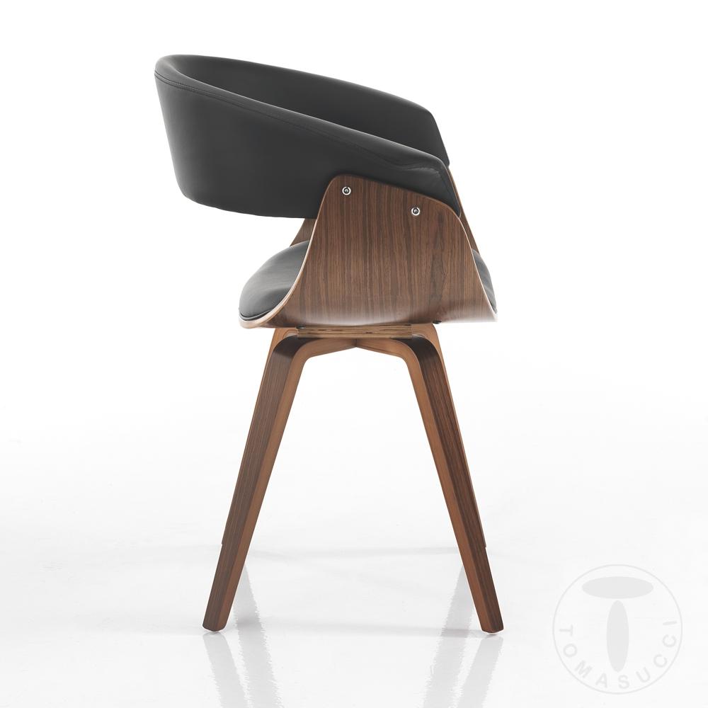 Tomasucci sedia VISBY DARK WOOD Sottocosto