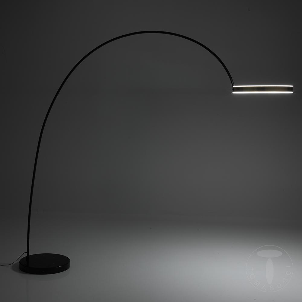 Tomasucci lampada da terra ad arco HALO GOLD Online
