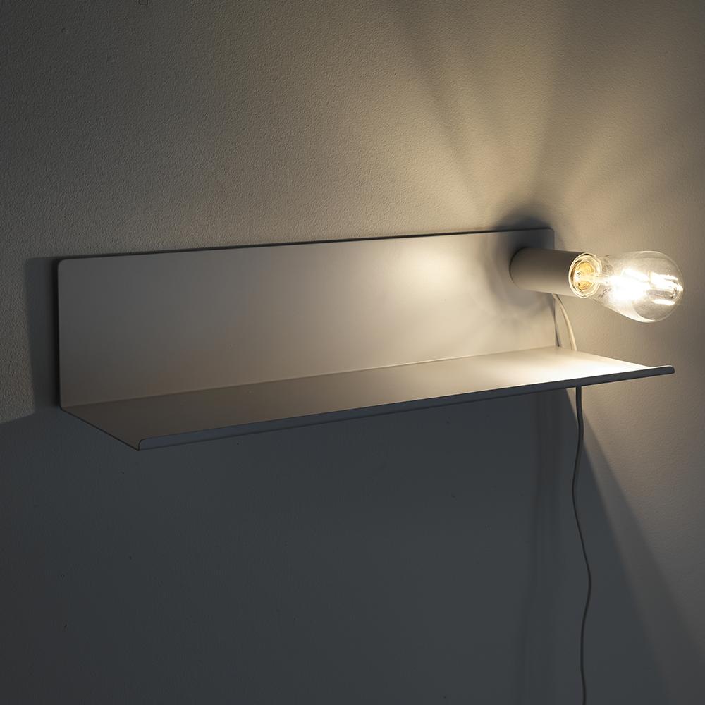Tomasucci Lampada / mensola / comodino MAGIC SHELF WHITE Pezzi Unici