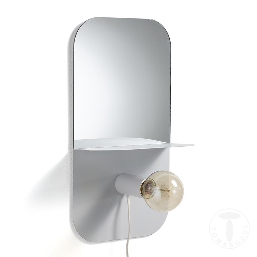 Tomasucci Lampada / mensola / specchio / comodino MAGIC SHELF WHITE Vendita Economica