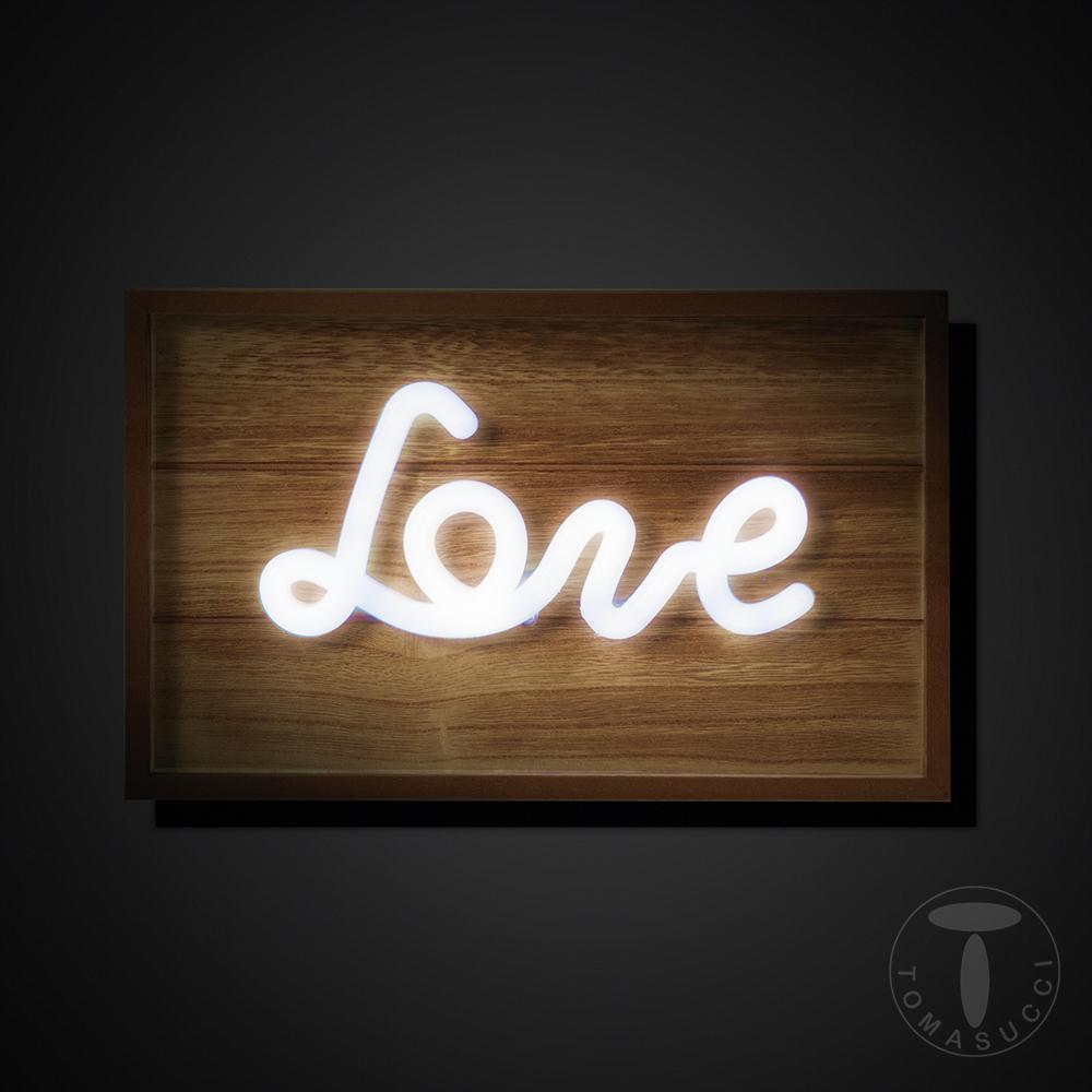 Tomasucci pannello da parete luminoso LOVE In Linea
