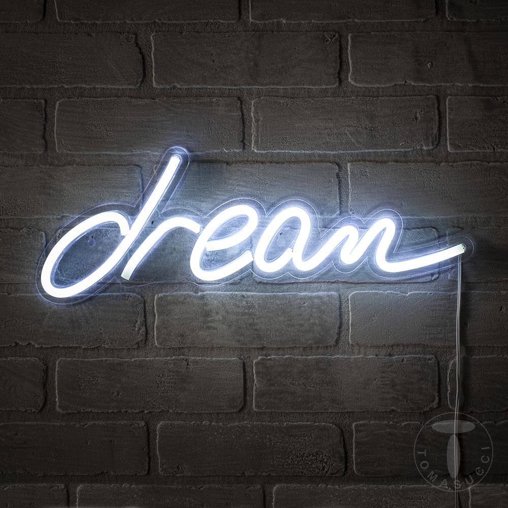 Tomasucci scritta luminosa da parete DREAM Nuovo