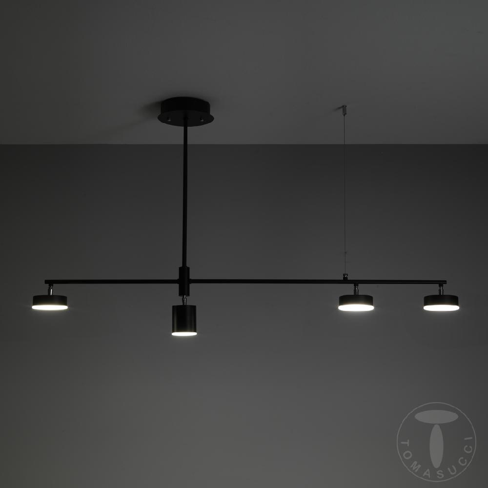 Tomasucci Lampadario DOMINO BLACK Consegna Veloce