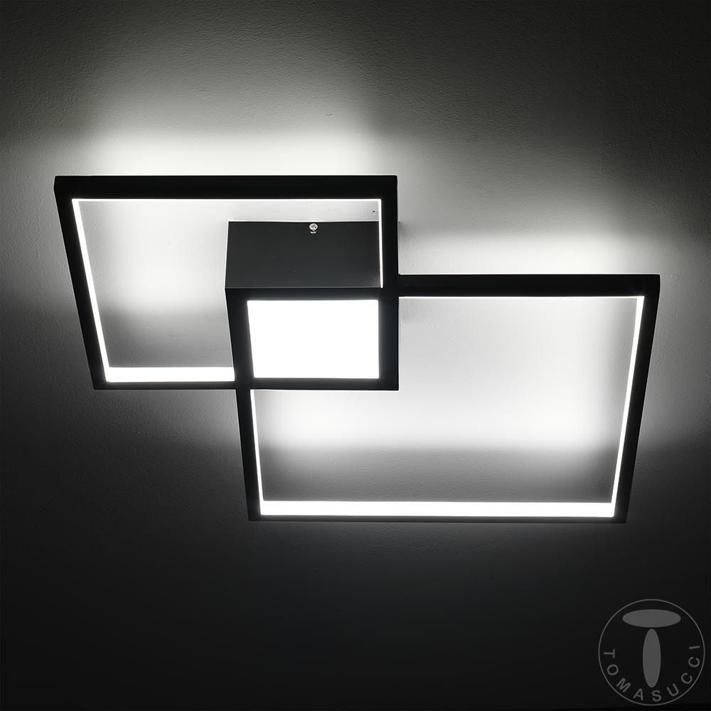 Tomasucci Plafoniera / Applique SQUARE BLACK Vendite Flash