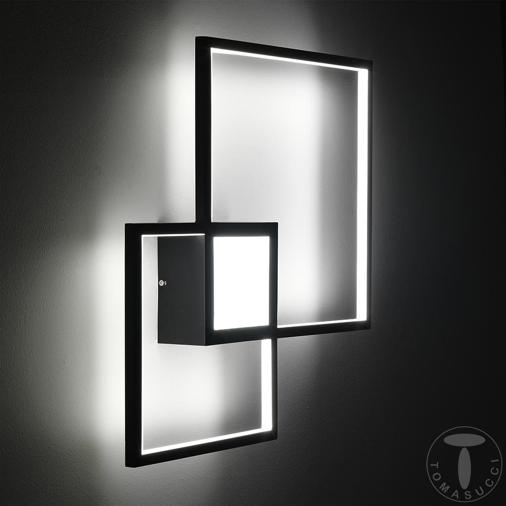 Tomasucci Plafoniera / Applique SQUARE BLACK Vendite Flash