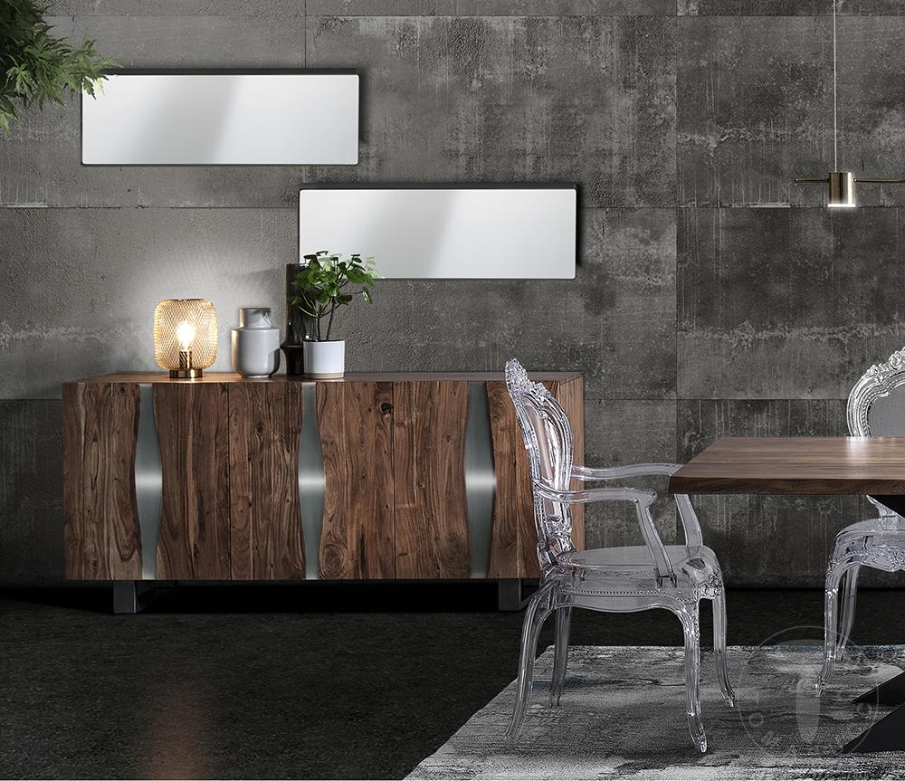Tomasucci Specchio da parete NEAT BIG BLACK Convenienza