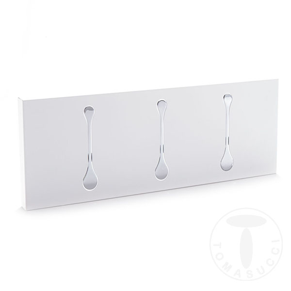 Tomasucci appendiabiti da parete BIN 3 WHITE