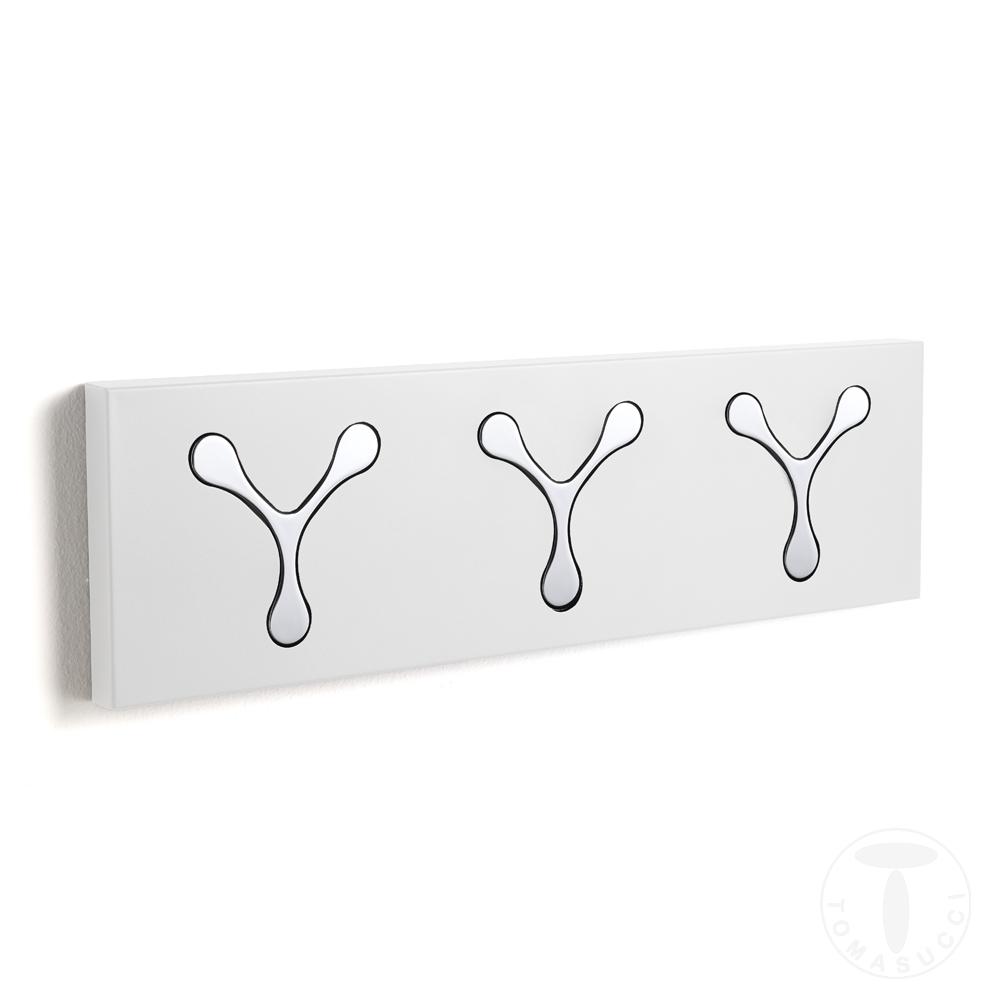 Tomasucci appendiabiti da parete NEW BIN 3 WHITE In Vendita