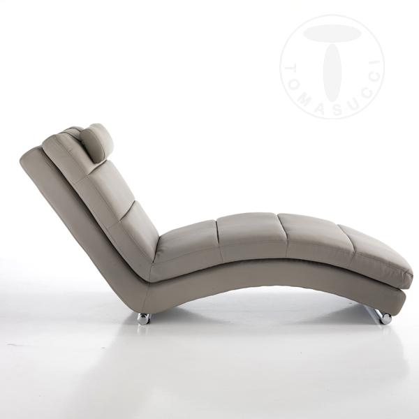 Tomasucci chaise longue SOFIA TAUPE In Linea