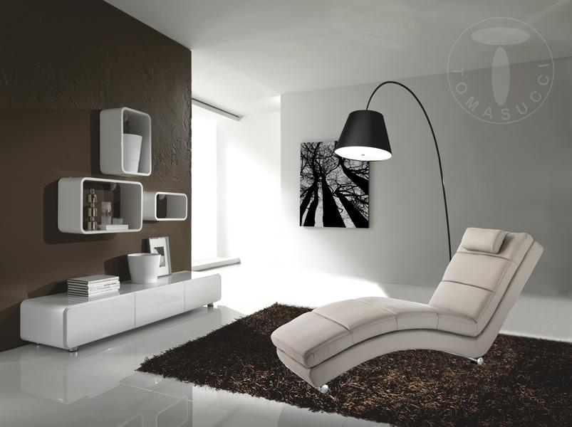 Tomasucci chaise longue SOFIA TAUPE In Linea