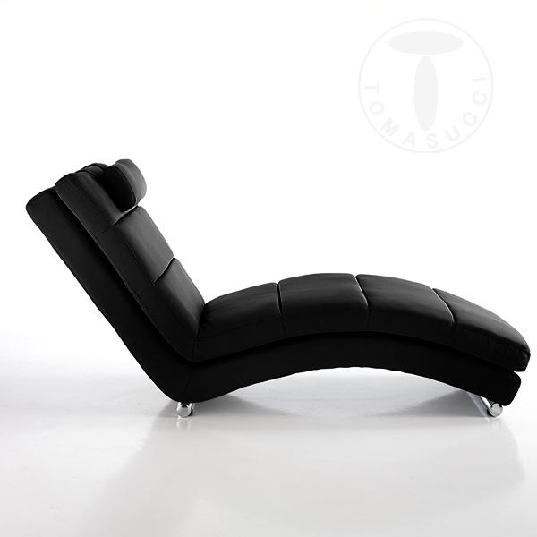 Tomasucci chaise longue SOFIA BLACK Sostegno trimestrale