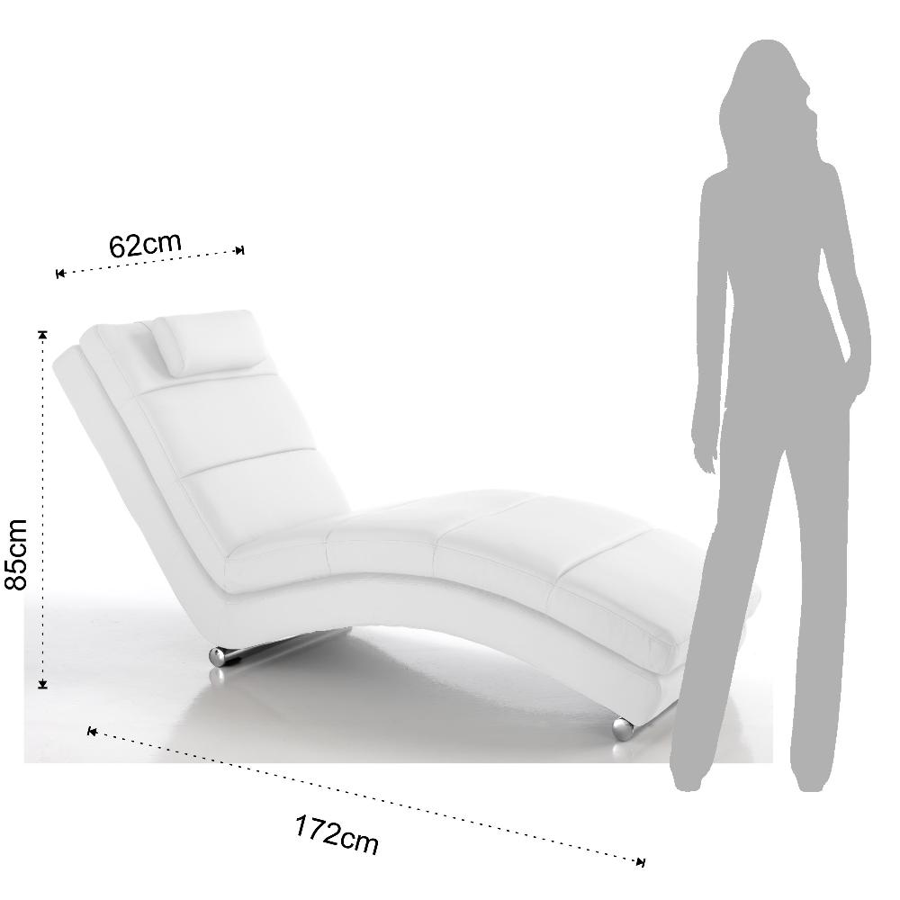 Tomasucci chaise longue SOFIA WHITE Pezzi Unici