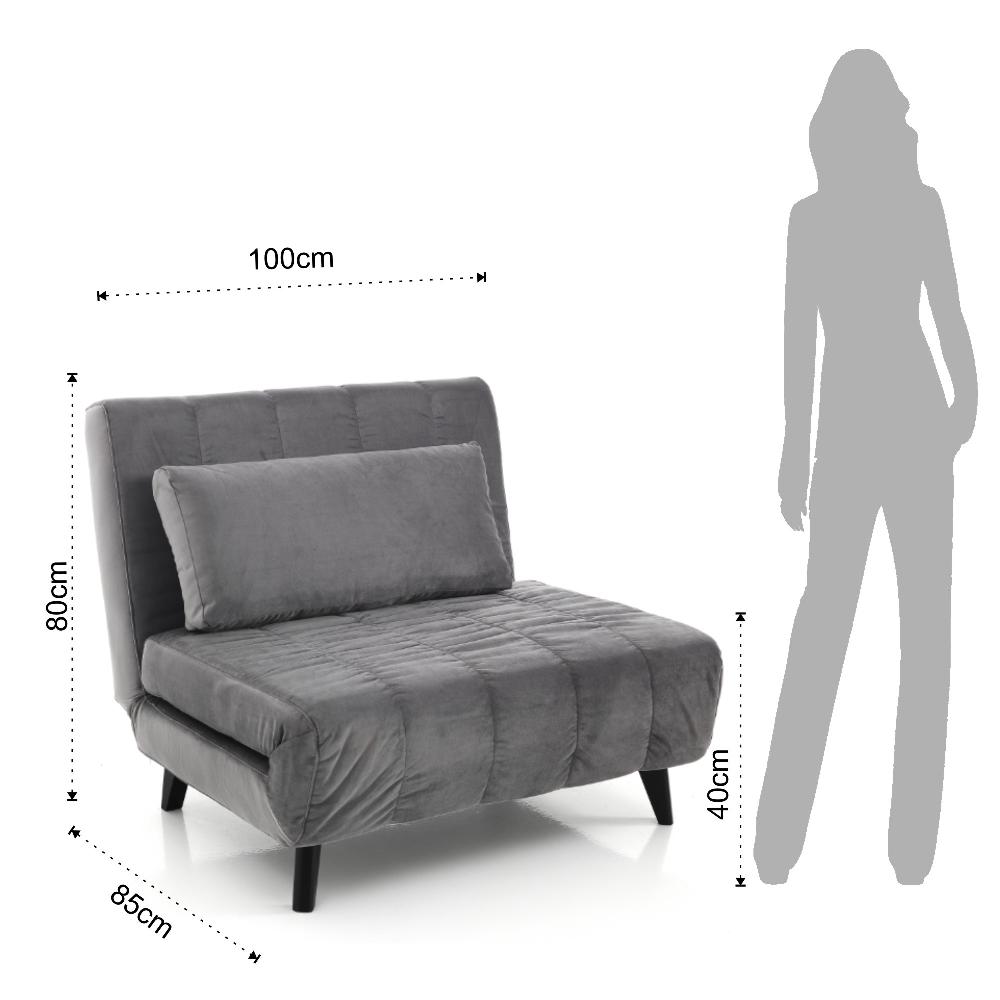 Tomasucci poltrona / letto YOLE GREY Promozione Limitata
