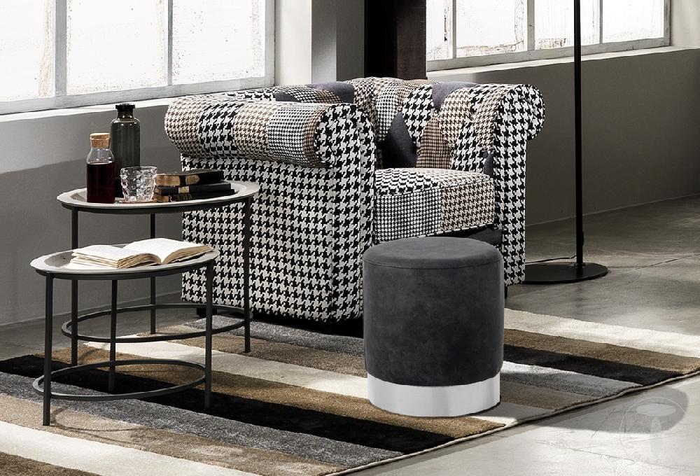 Tomasucci pouf / sgabello KAMI DARK GREY Affare Del Giorno